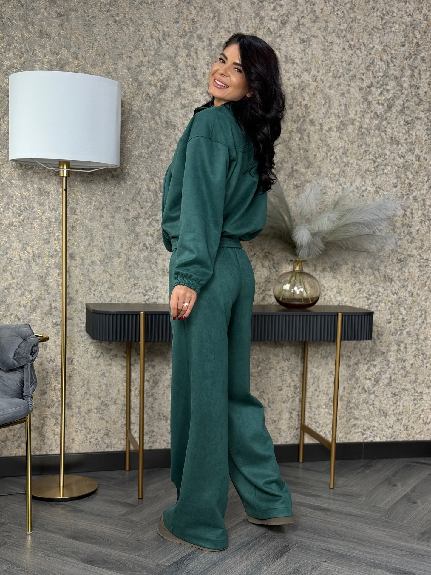 Costum Brielle - Bottle Green