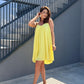 Rochie Voille - Yellow