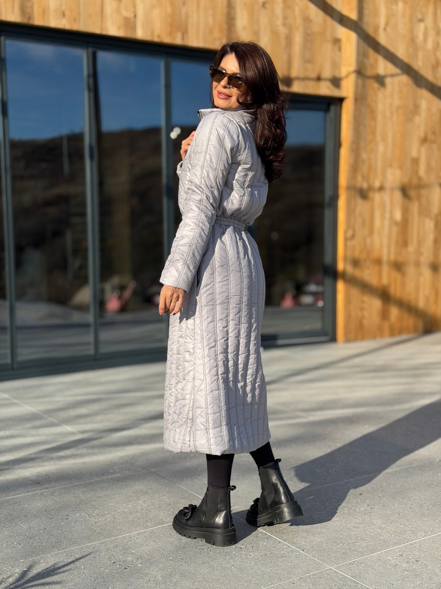 Geaca Rain - Gray White