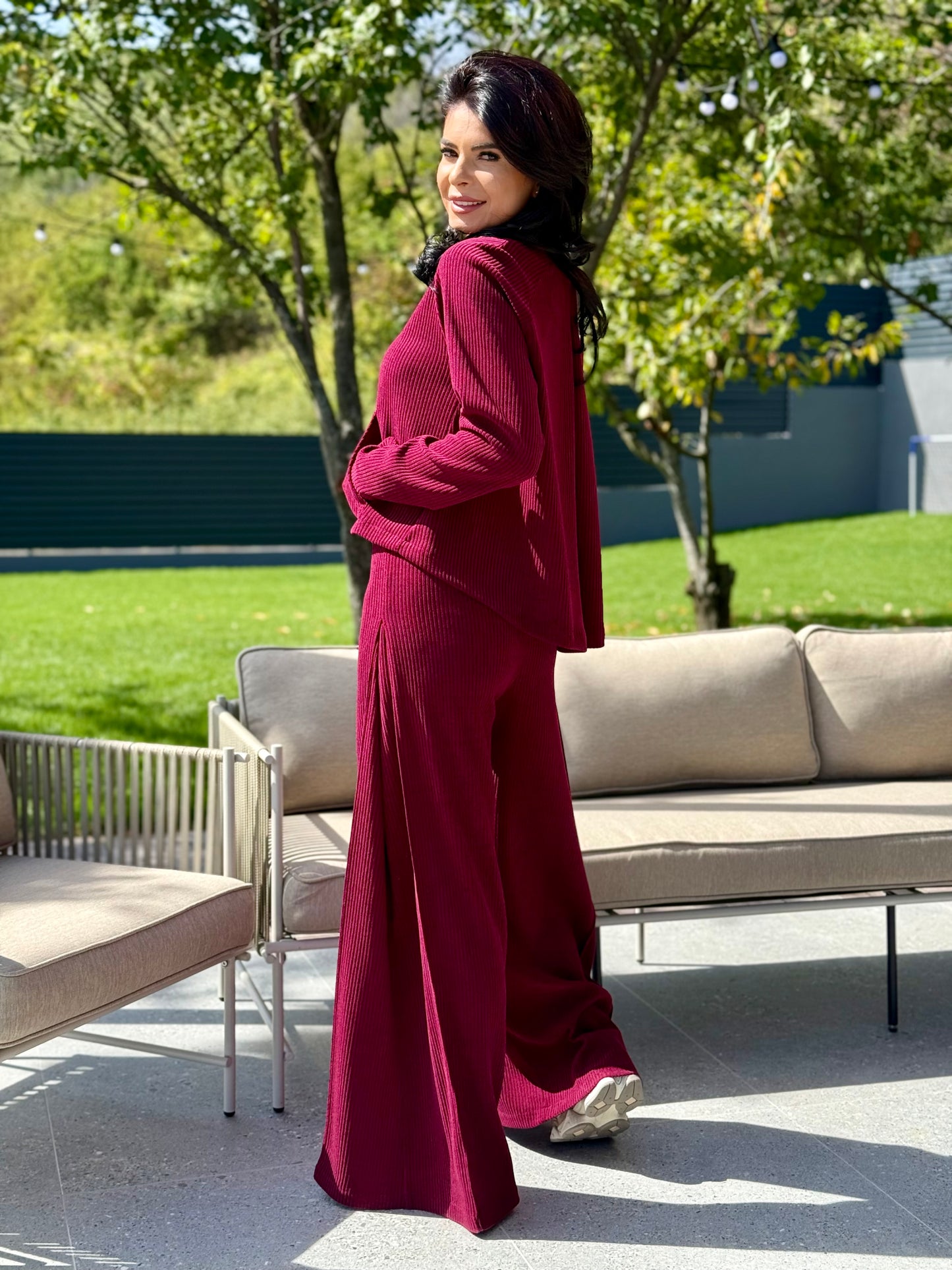 Set Reiat Yoana - Burgundy