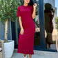 Rochie Casia - Bordo