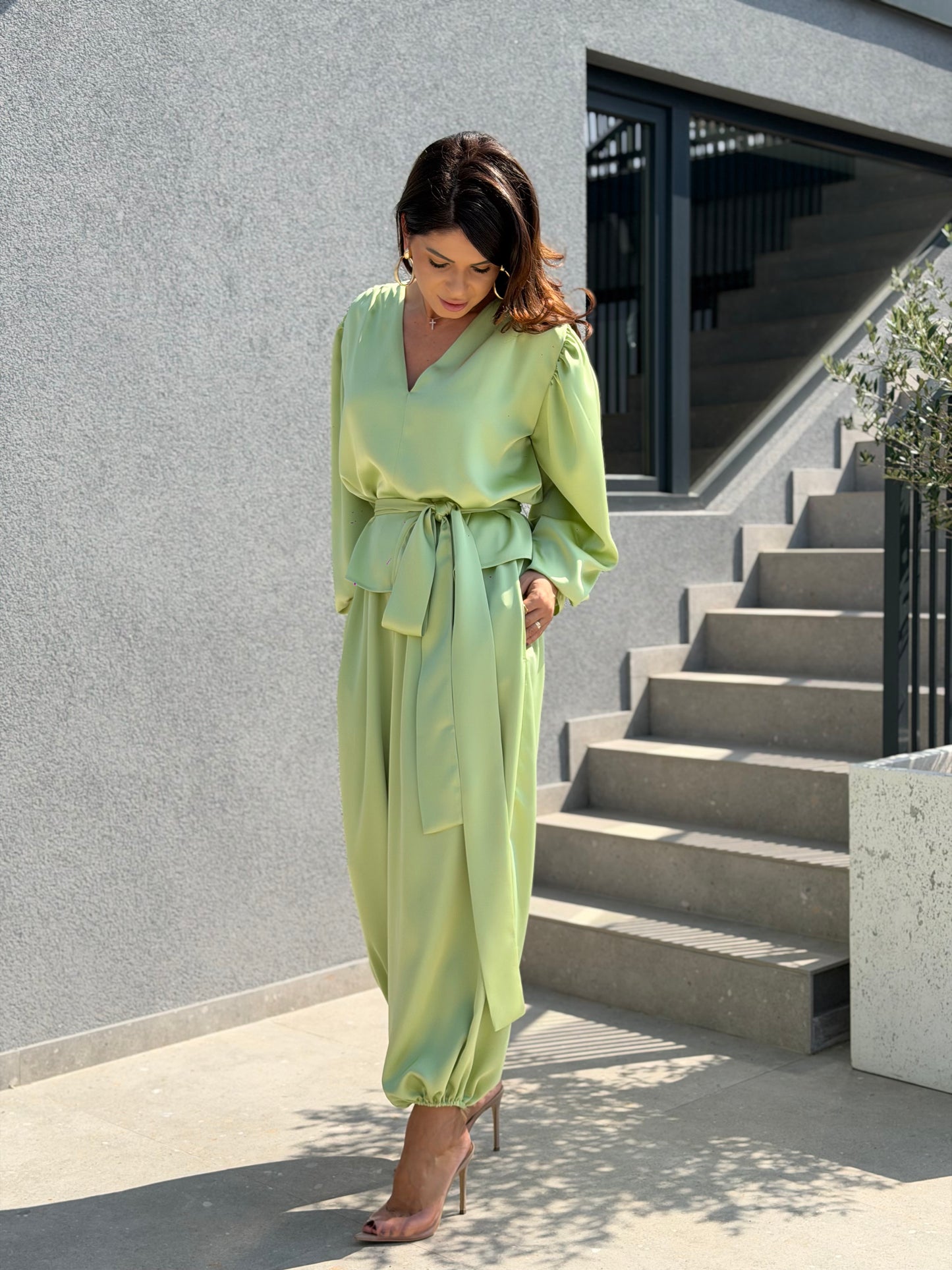 Costum Perla - Soft Pistachio