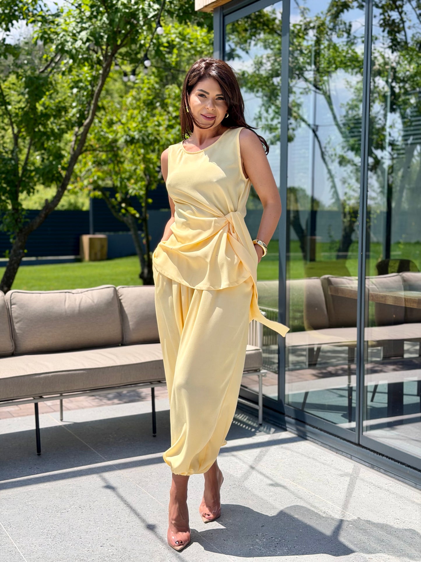 Set Zeynep -  Galben Pai