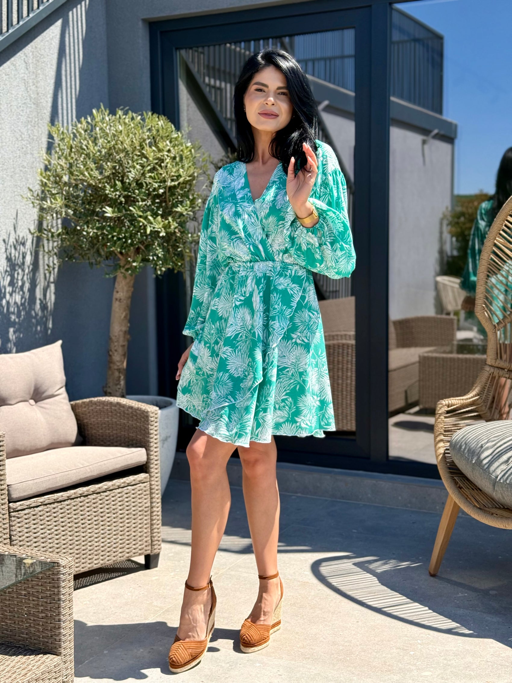 Rochie Arina - Tropical Mint