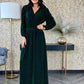 Rochie Rimma Long - Glitter Green