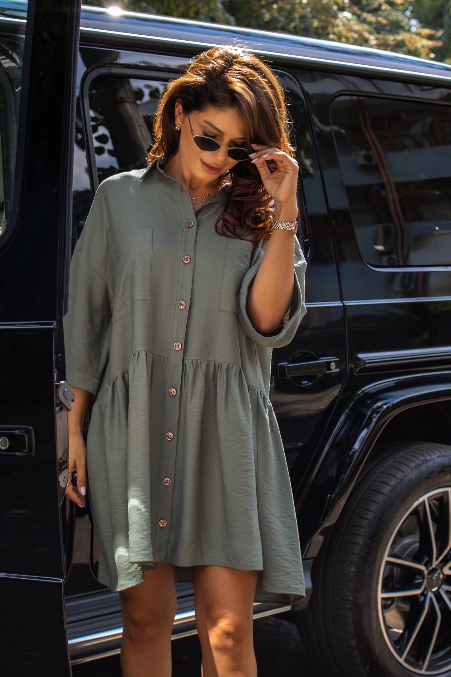 Rochie Nedeea - Olive