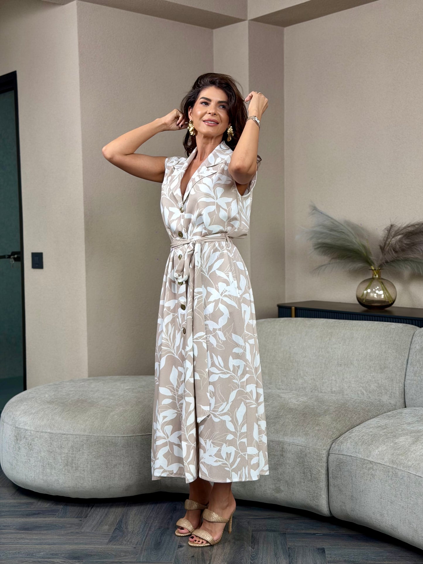 Rochie Madina - Beige