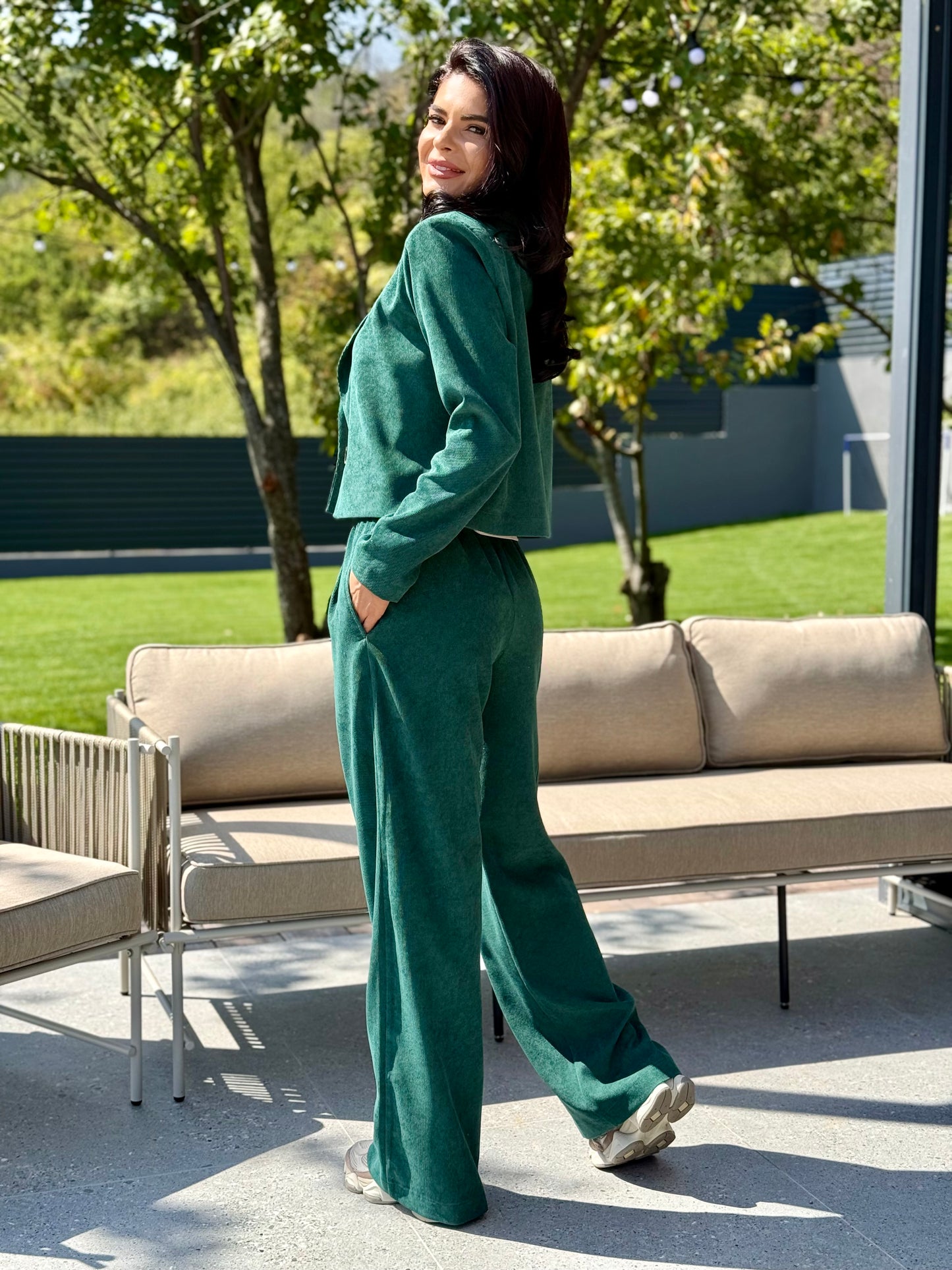 Costum Elmas - Verde Smarald