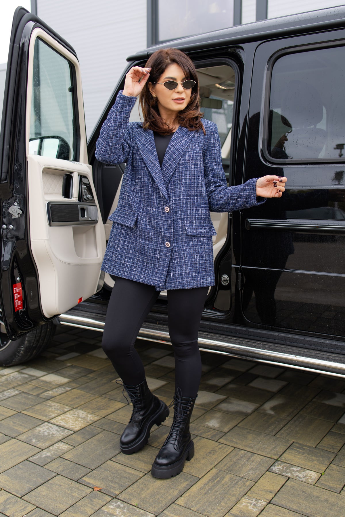 Sacou Iness - Navy