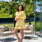 Set Muselina Indira - Pineapple