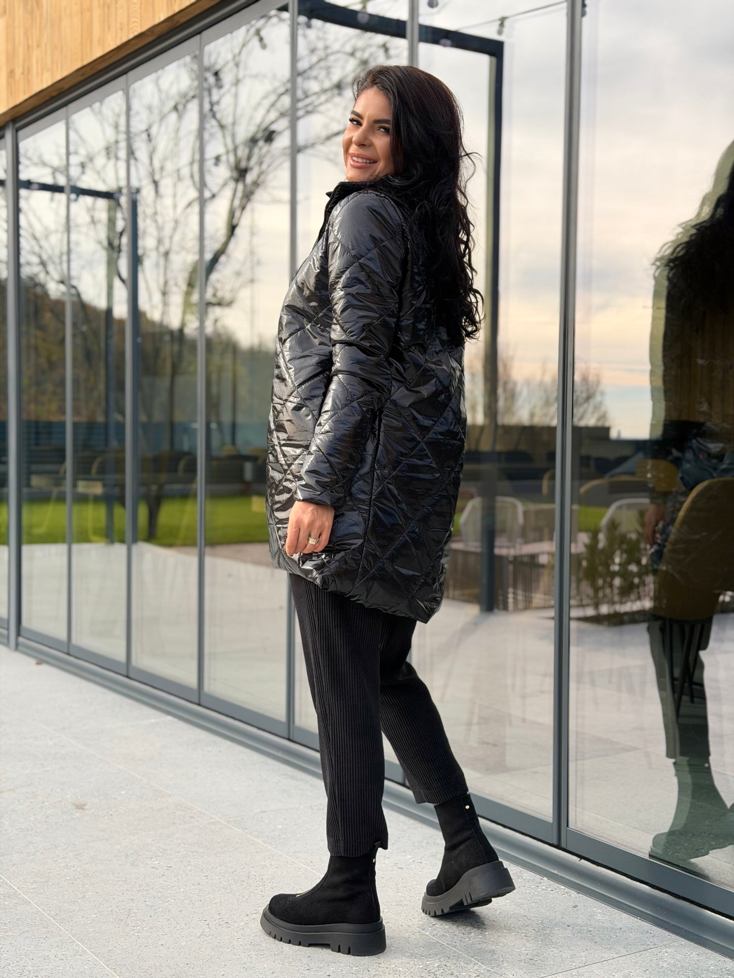 Geaca Amelia - Deep Black