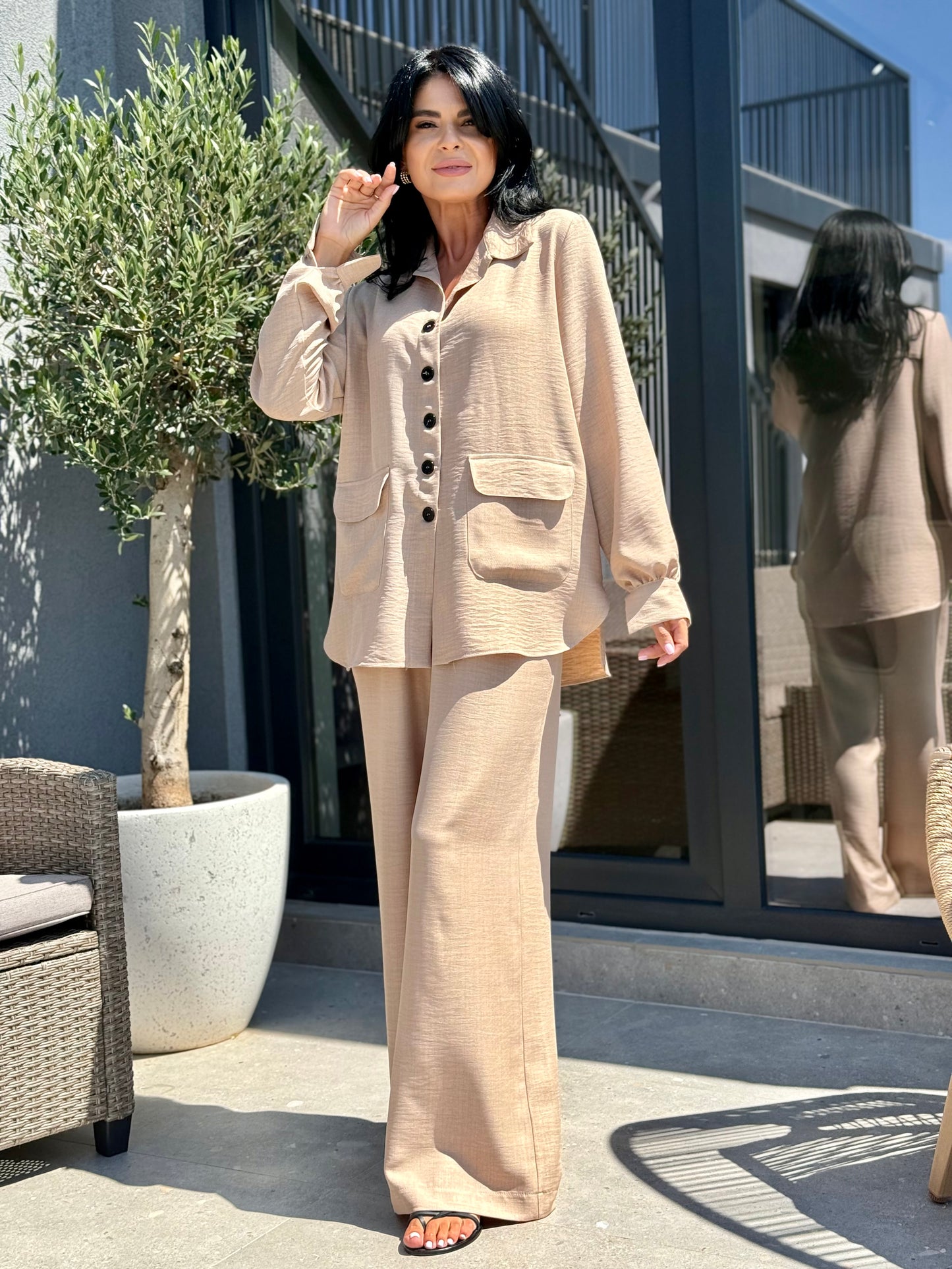 Costum Alana - Beige
