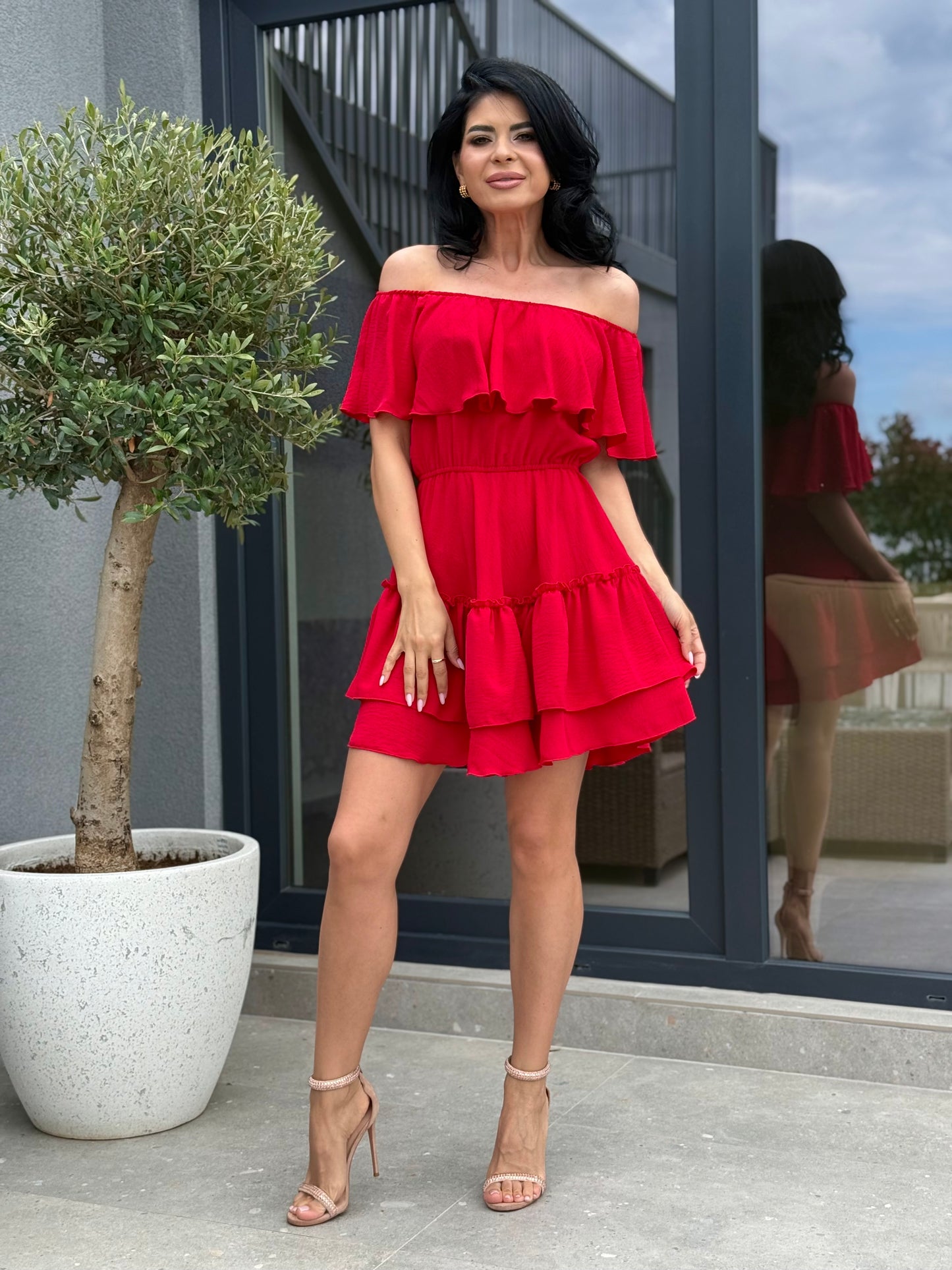 Rochie Zia - Rosu