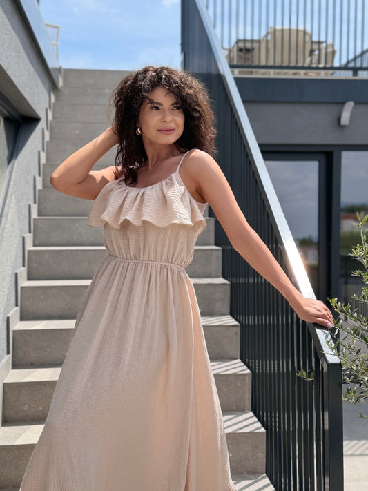 Rochie Rozalia - Beige