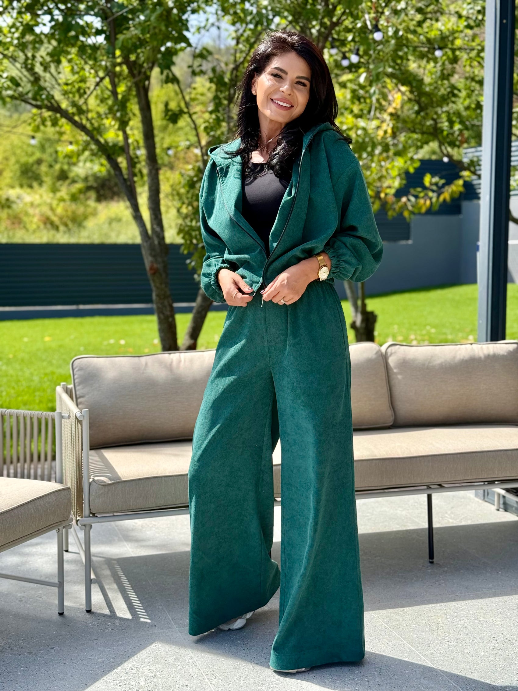 Costum Misha - Verde Smarald