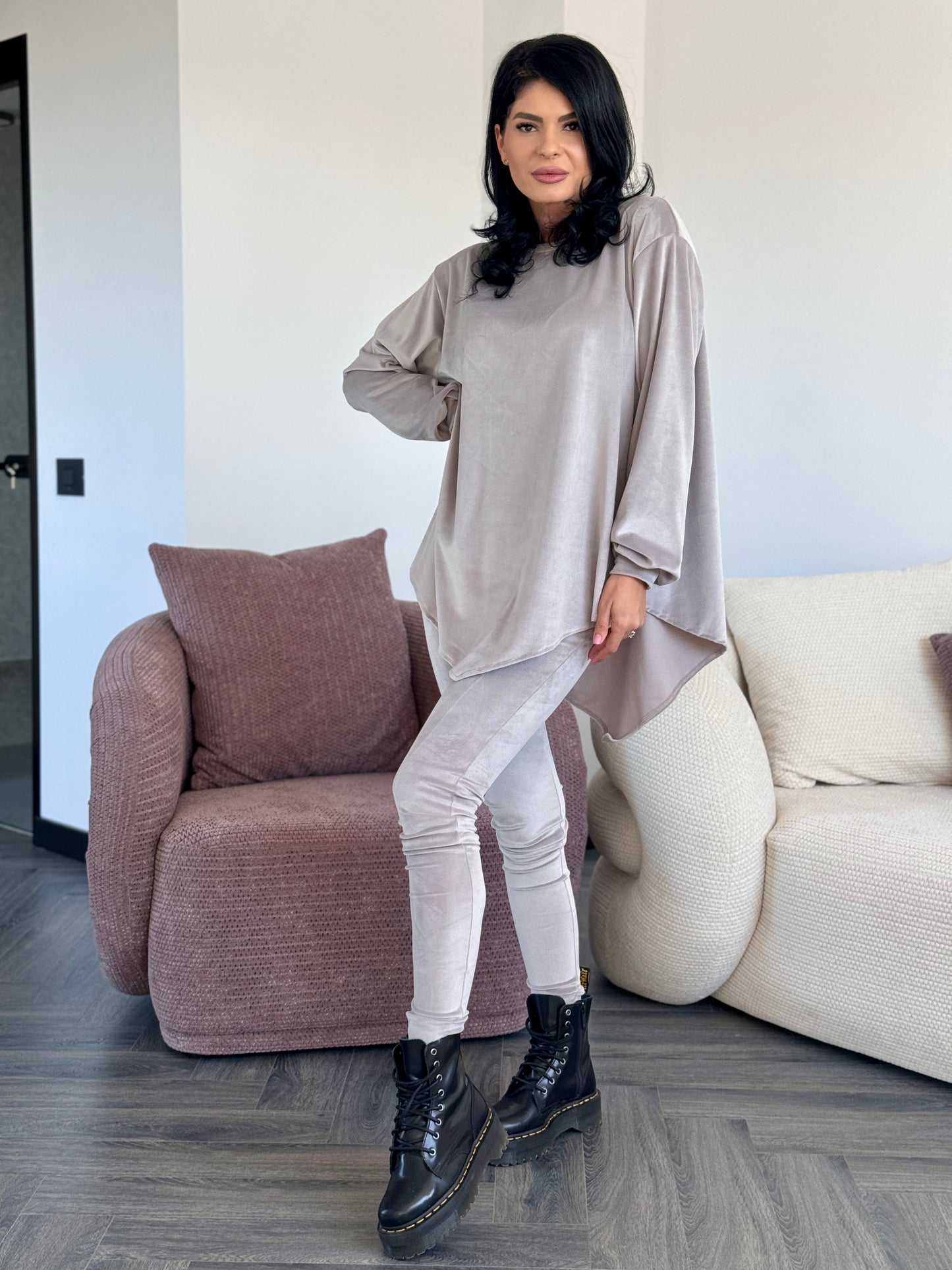 Costum Felly - Gri deschis
