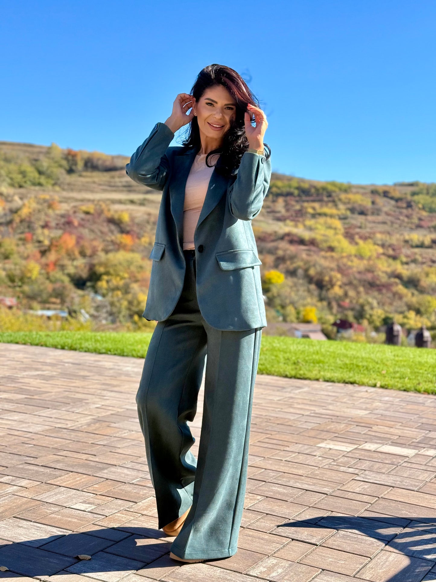 Costum Elizabeth - Green Forest