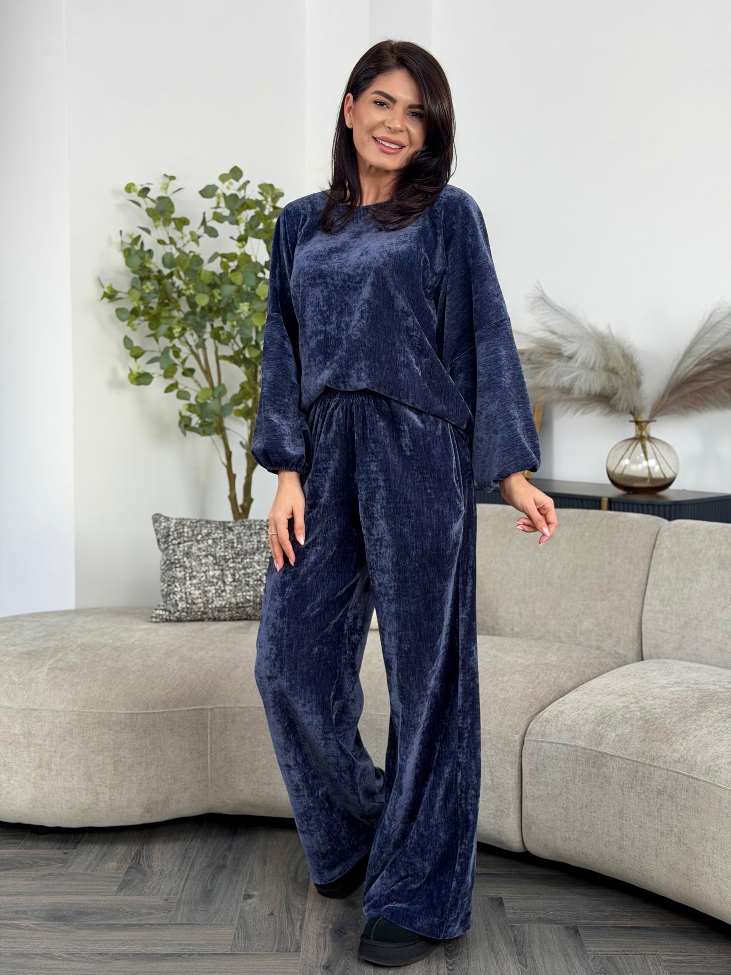 Set Arles - Steel Blue Velvet