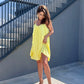Rochie Voille - Yellow