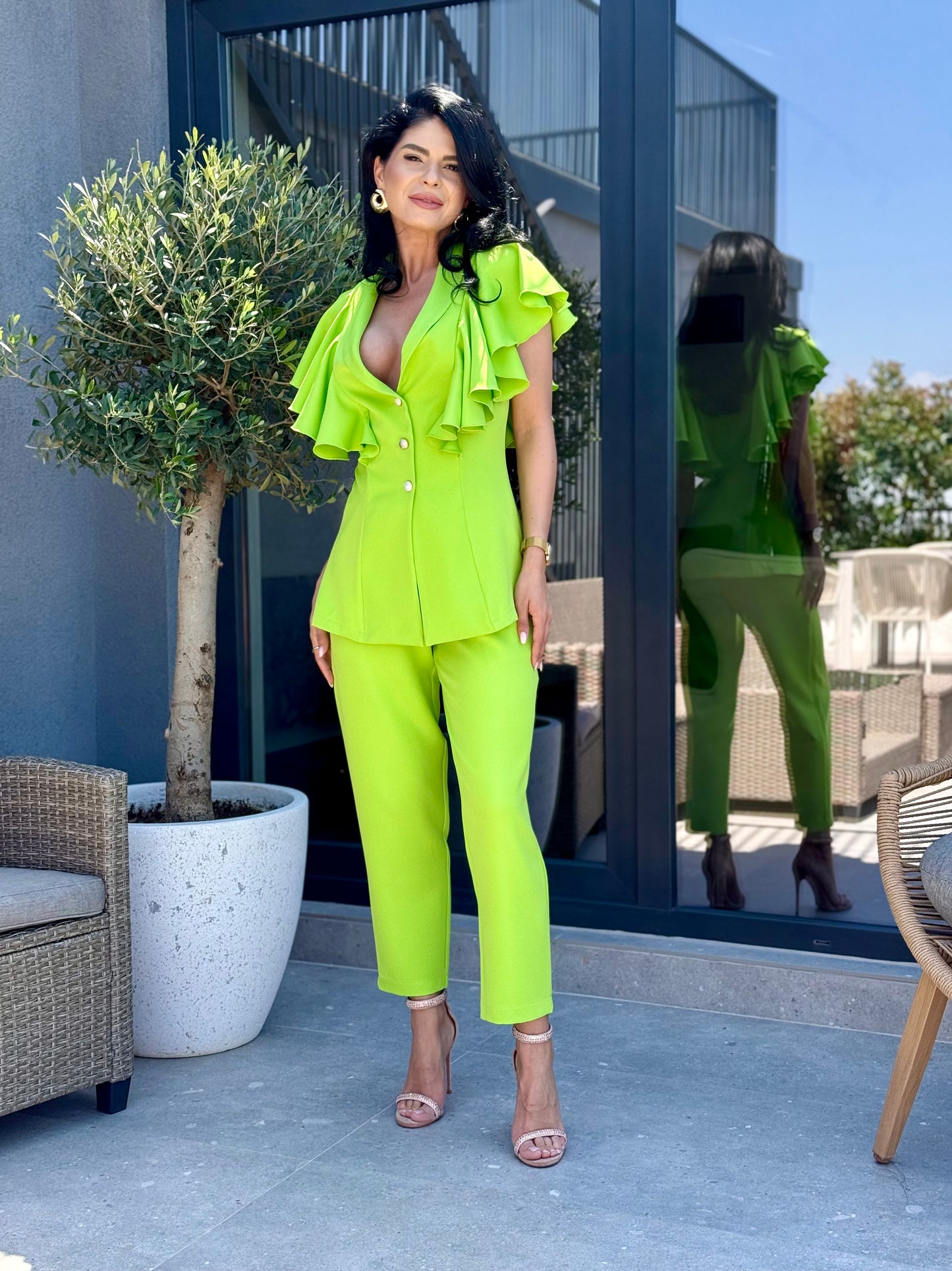 Costum Patriss - Neon Green