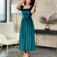 Rochie Candy Long - Emerald Glow