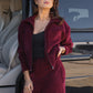 Costum Nessa - Burgundy