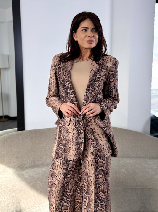 Costum Elizabeth Print - Rose Snake