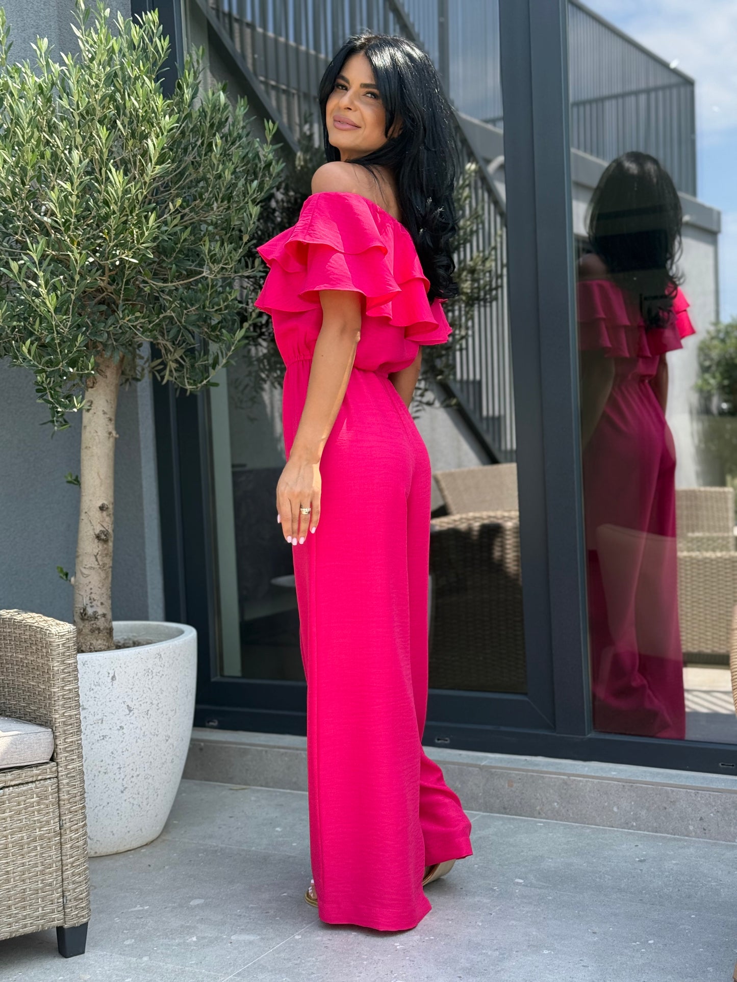 Salopeta Anika  - Fucsia