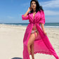 Rochie de Plaja Azure - Fucsia