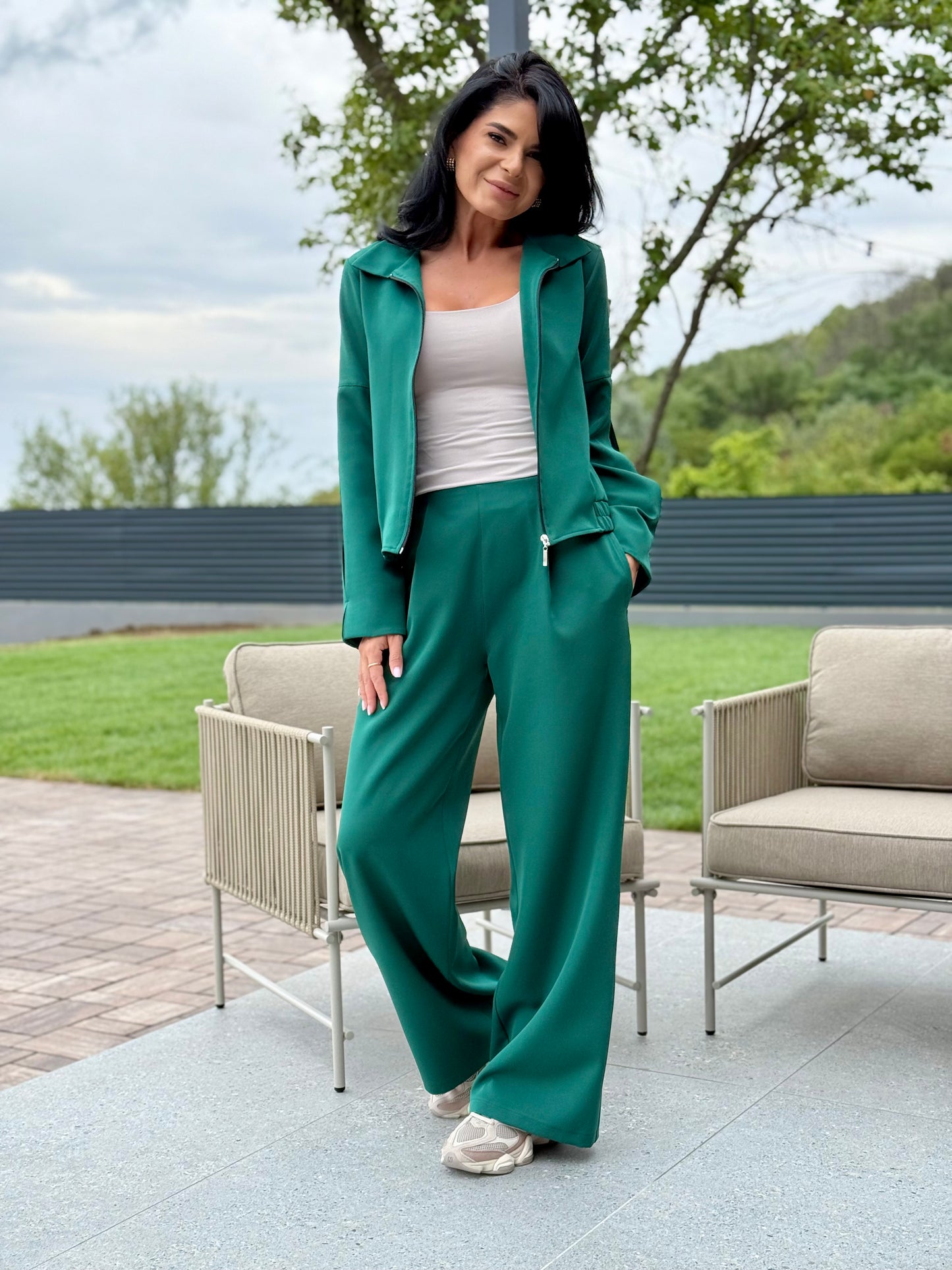Costum Celena - Verde Inchis