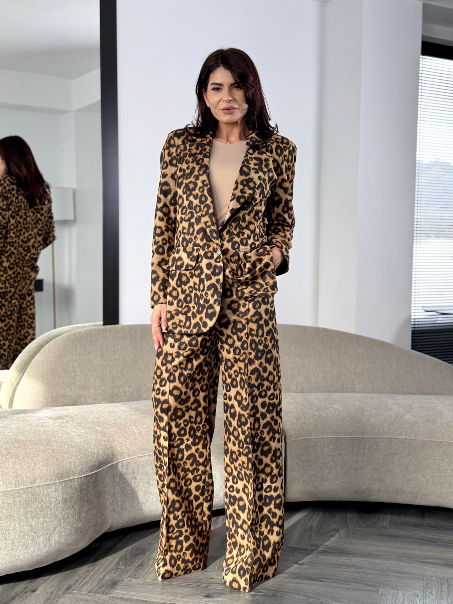 Costum Elizabeth Print - Leopard