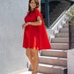 Rochie Bellagio - Coral Red