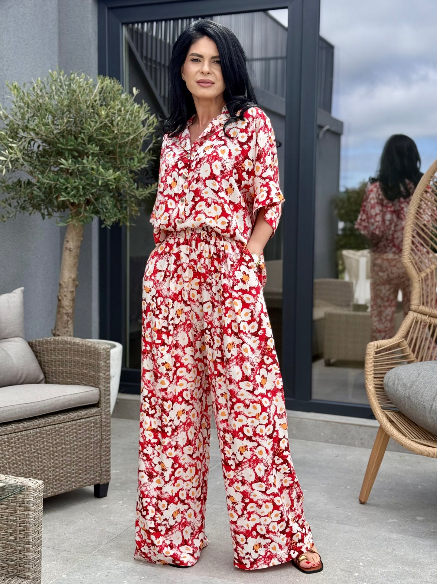 Costum Flower - Red