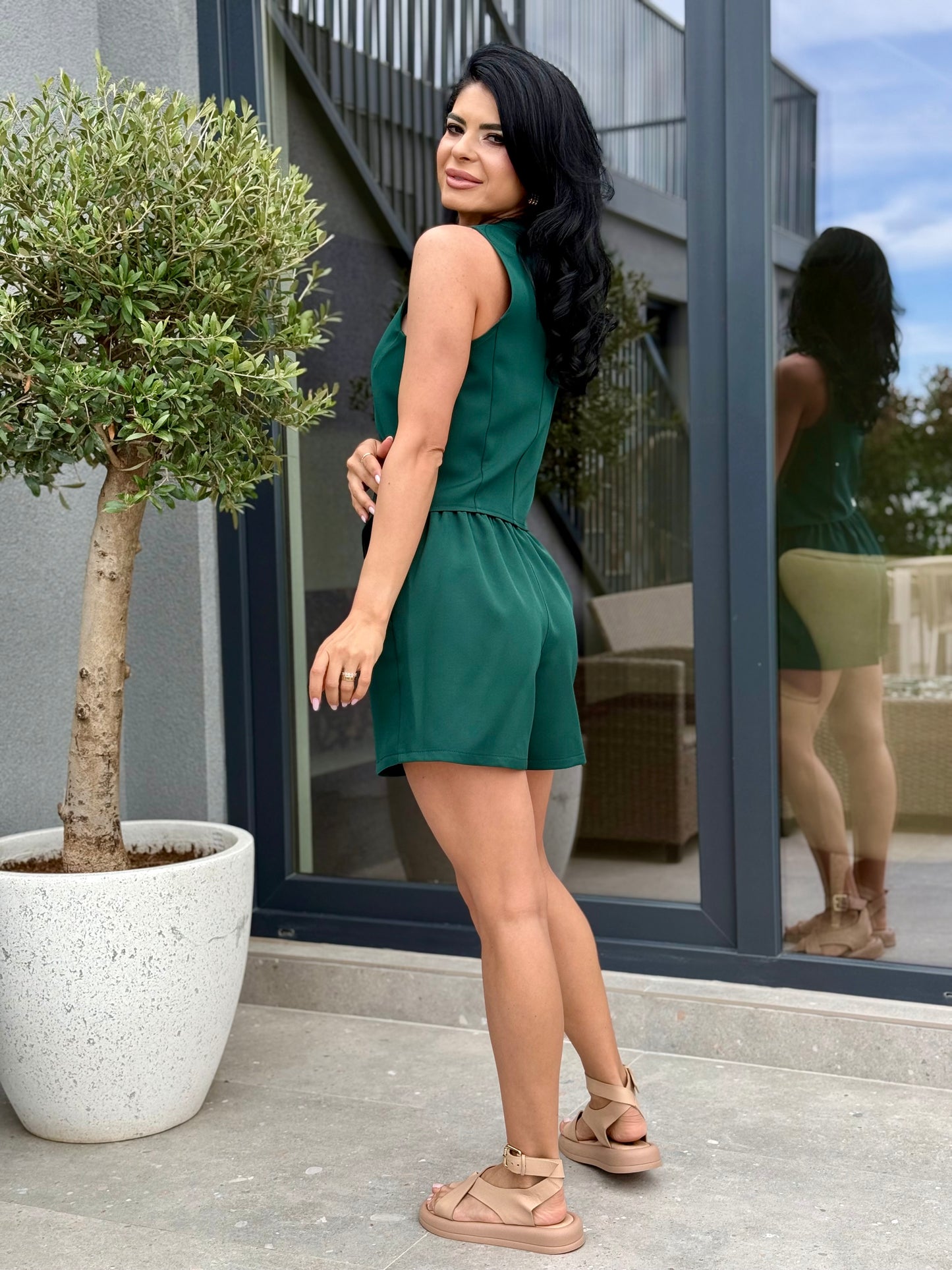 Costum Milani - Verde Inchis