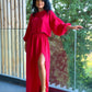 Set Muselina Adalin - Rosu