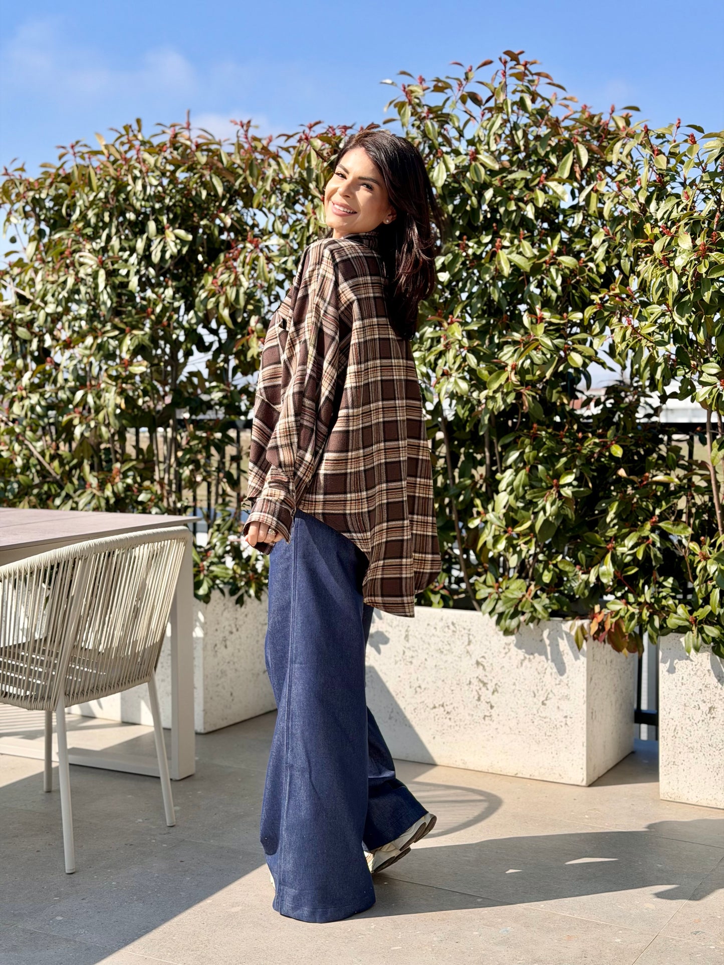 Camasa Oversize - Chocolate