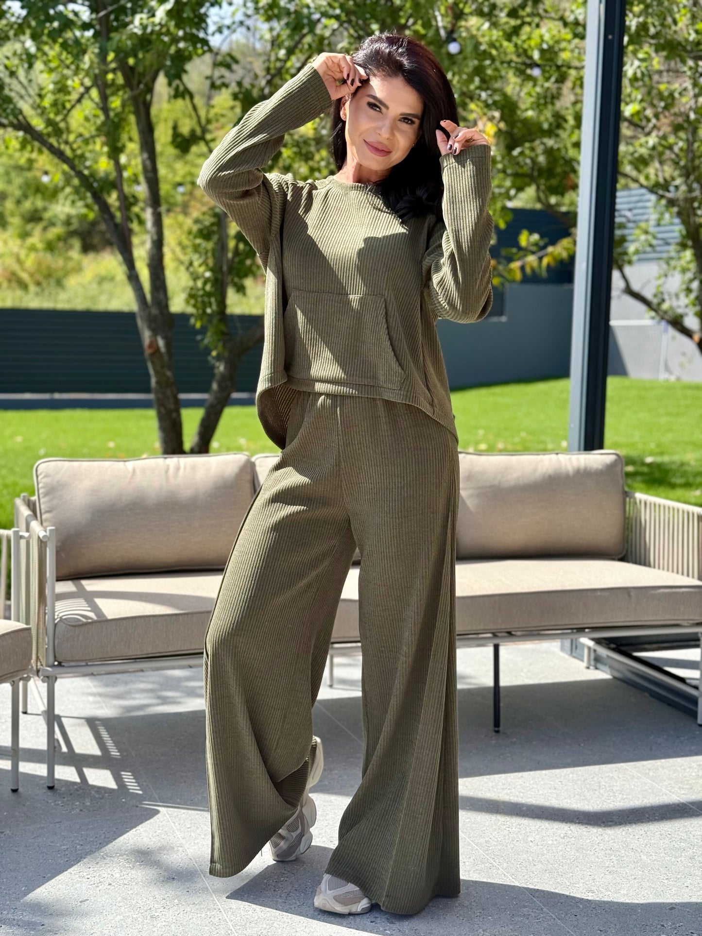 Set Reiat Yoana - Kaki
