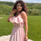 Rochie Rozalia - Peach