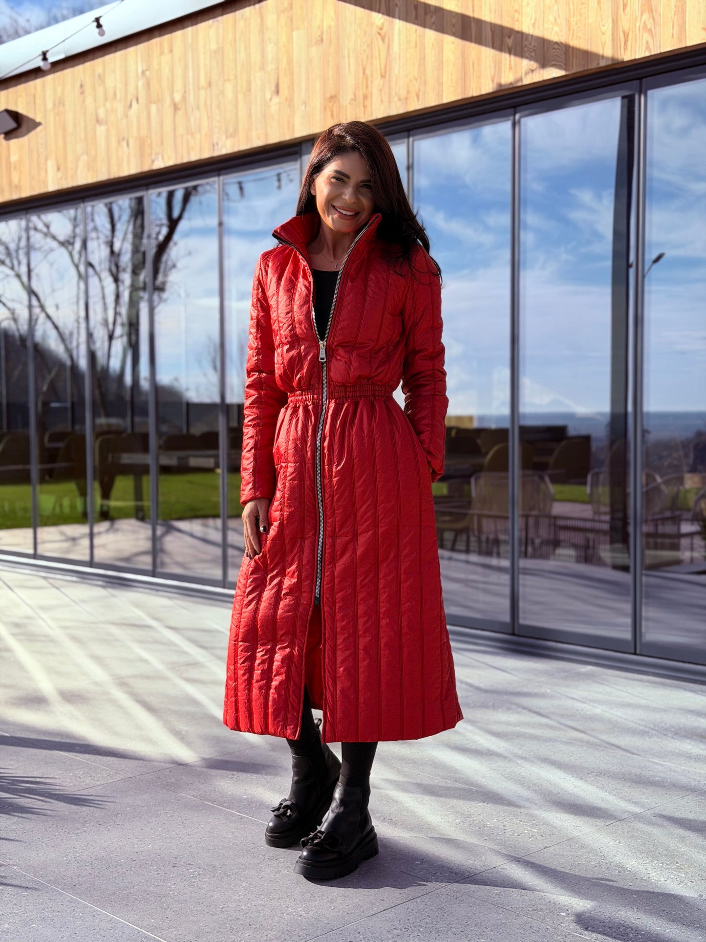 Geaca Rain - Cherry Red