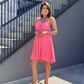 Rochie Voille - Coral