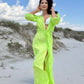 Rochie de Plaja Azure - Verde Neon