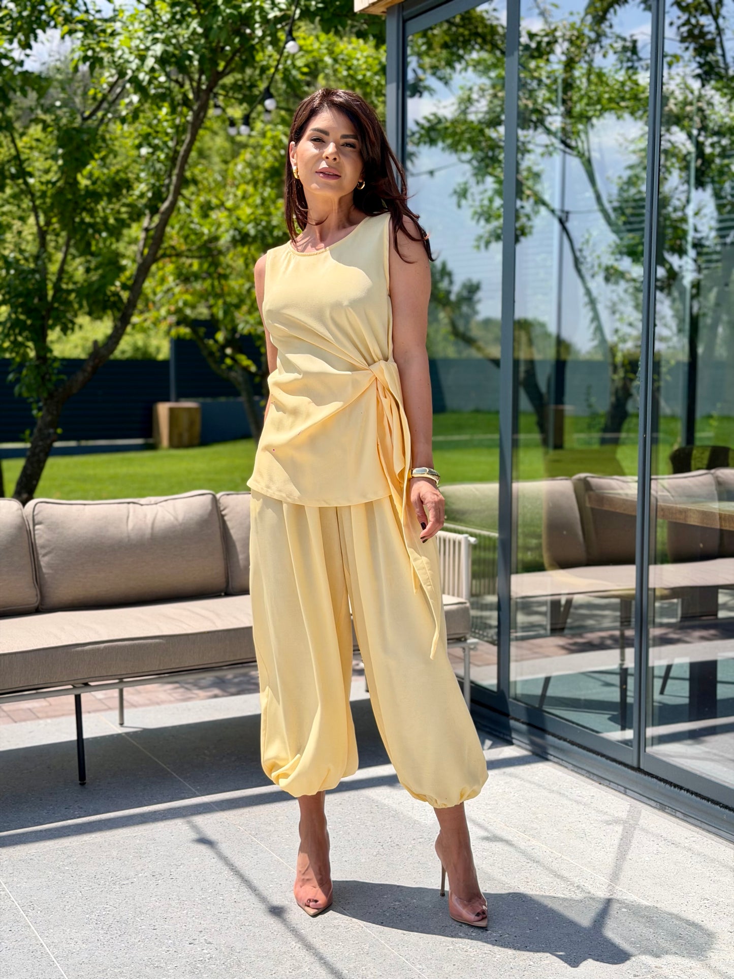 Set Zeynep -  Galben Pai