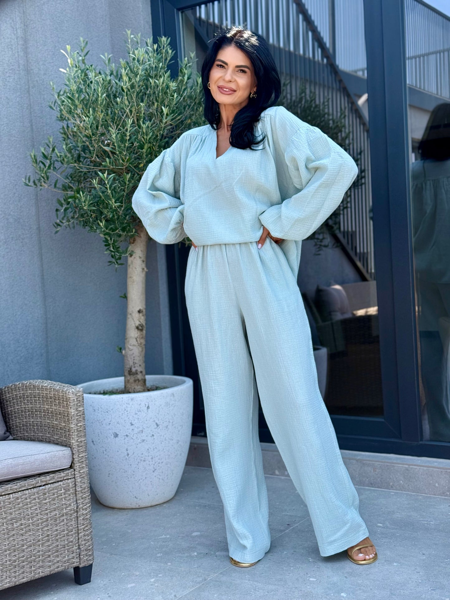 Set Muselina Samara - Menta