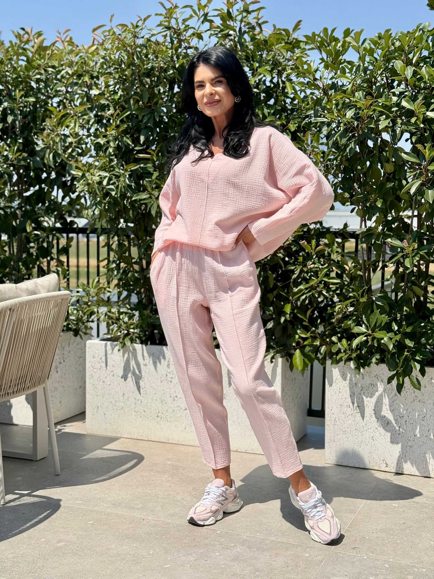 Set Muselina Vera - Roz Pal