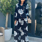Costum Gianna - Gray Flowers