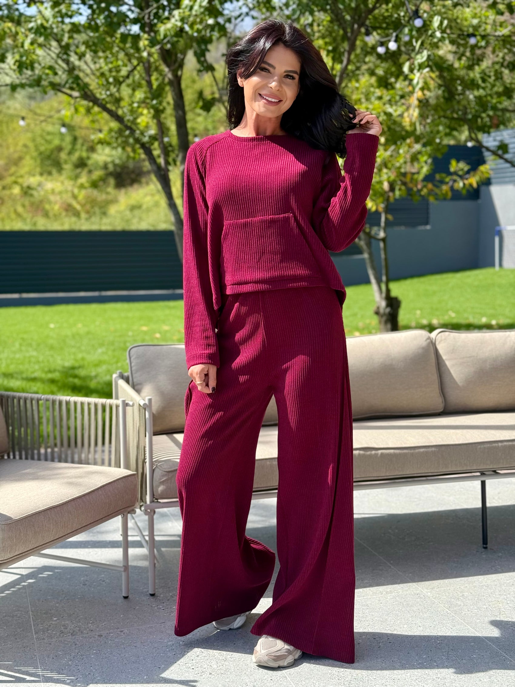 Set Reiat Yoana - Burgundy