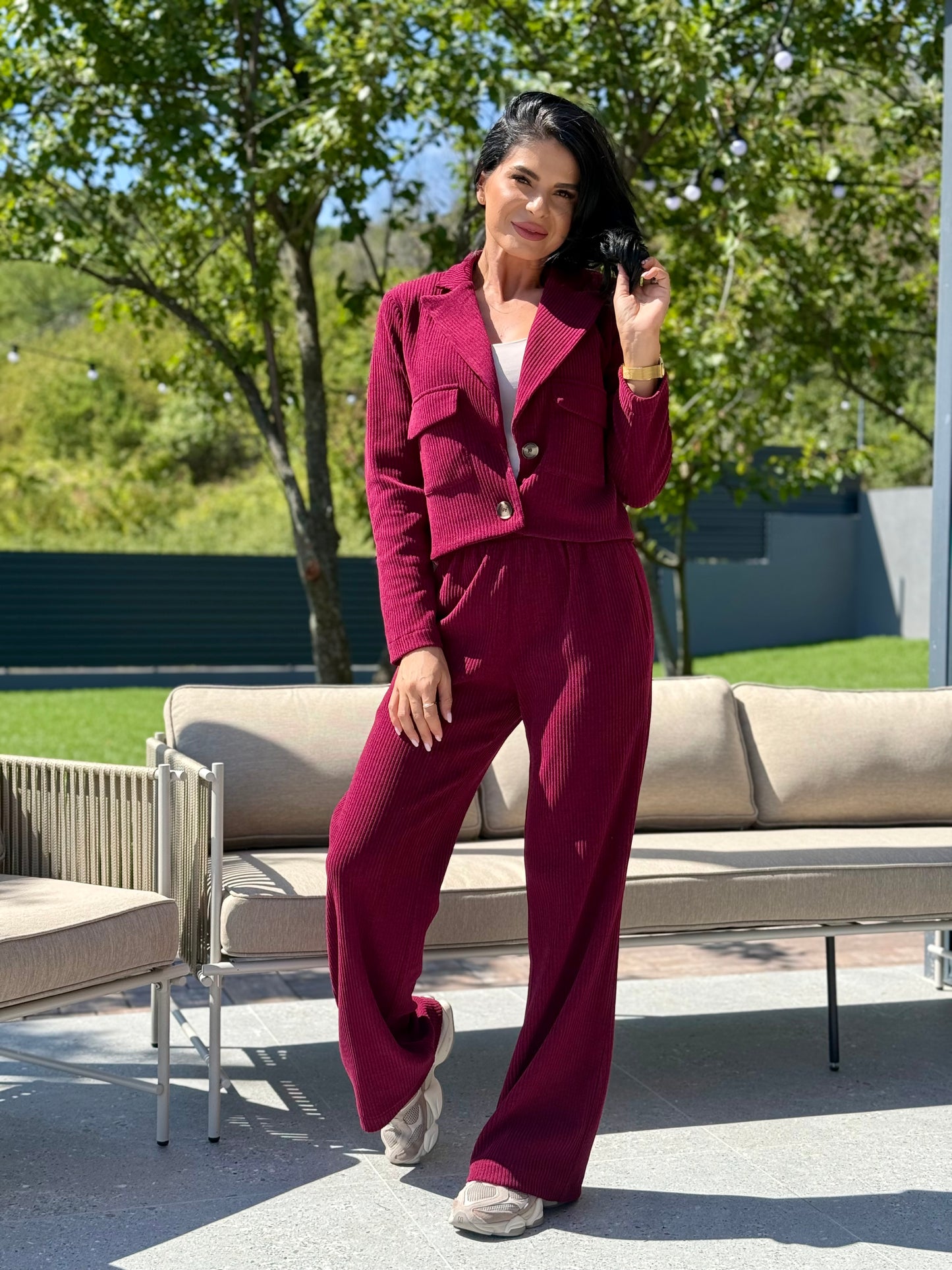 Costum Kleo - Burgundy