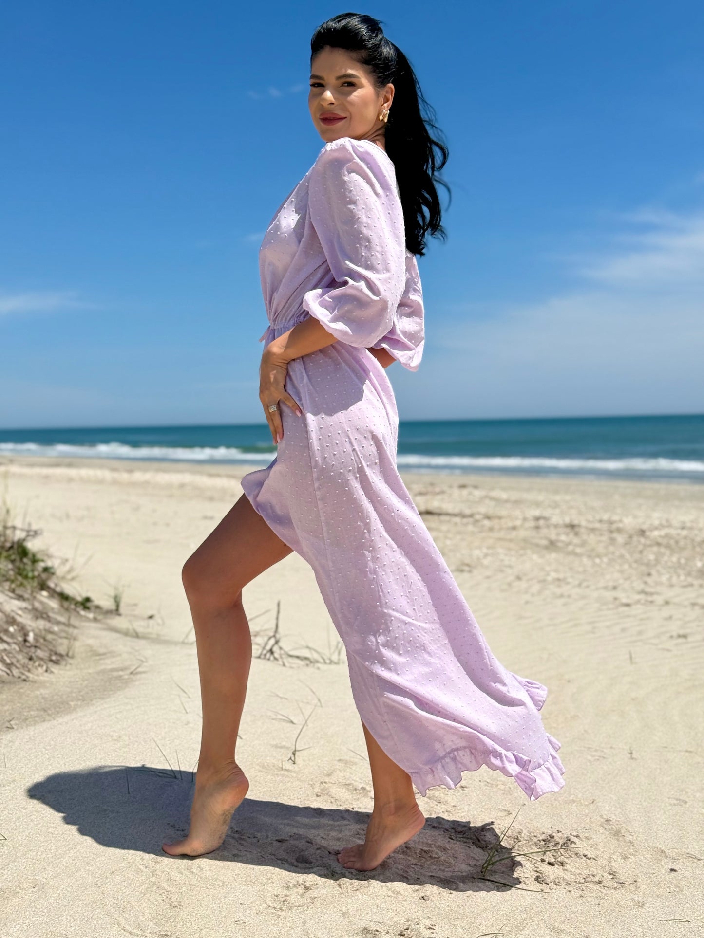 Rochie de Plaja Azure - Lila