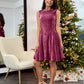 Rochie Eugennie - Mulberry Velvet