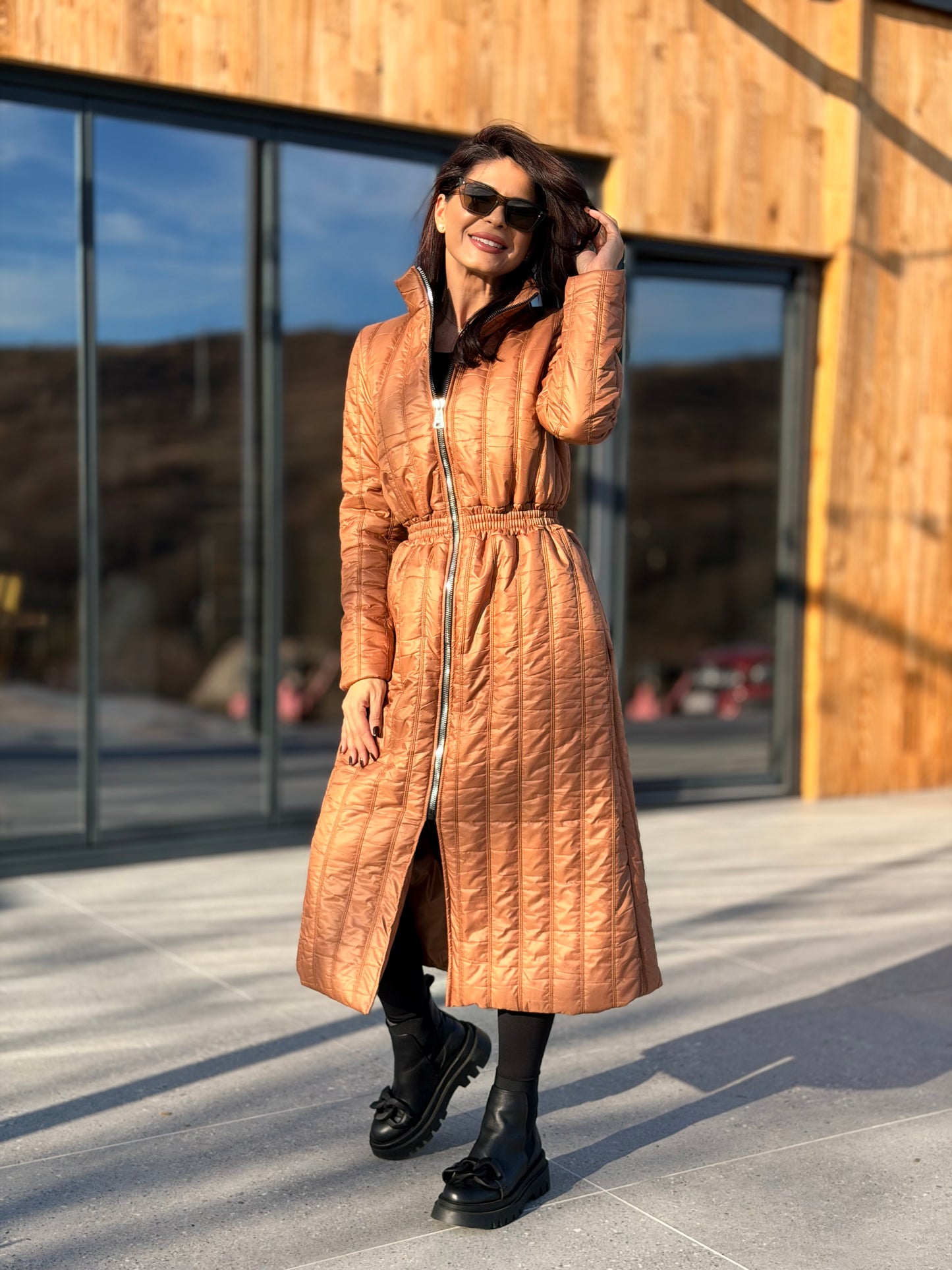 Geaca Rain - Caramel